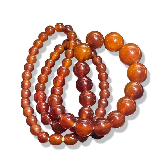 Honey Amber 30” graduated Necklace - Picture 2 of 16